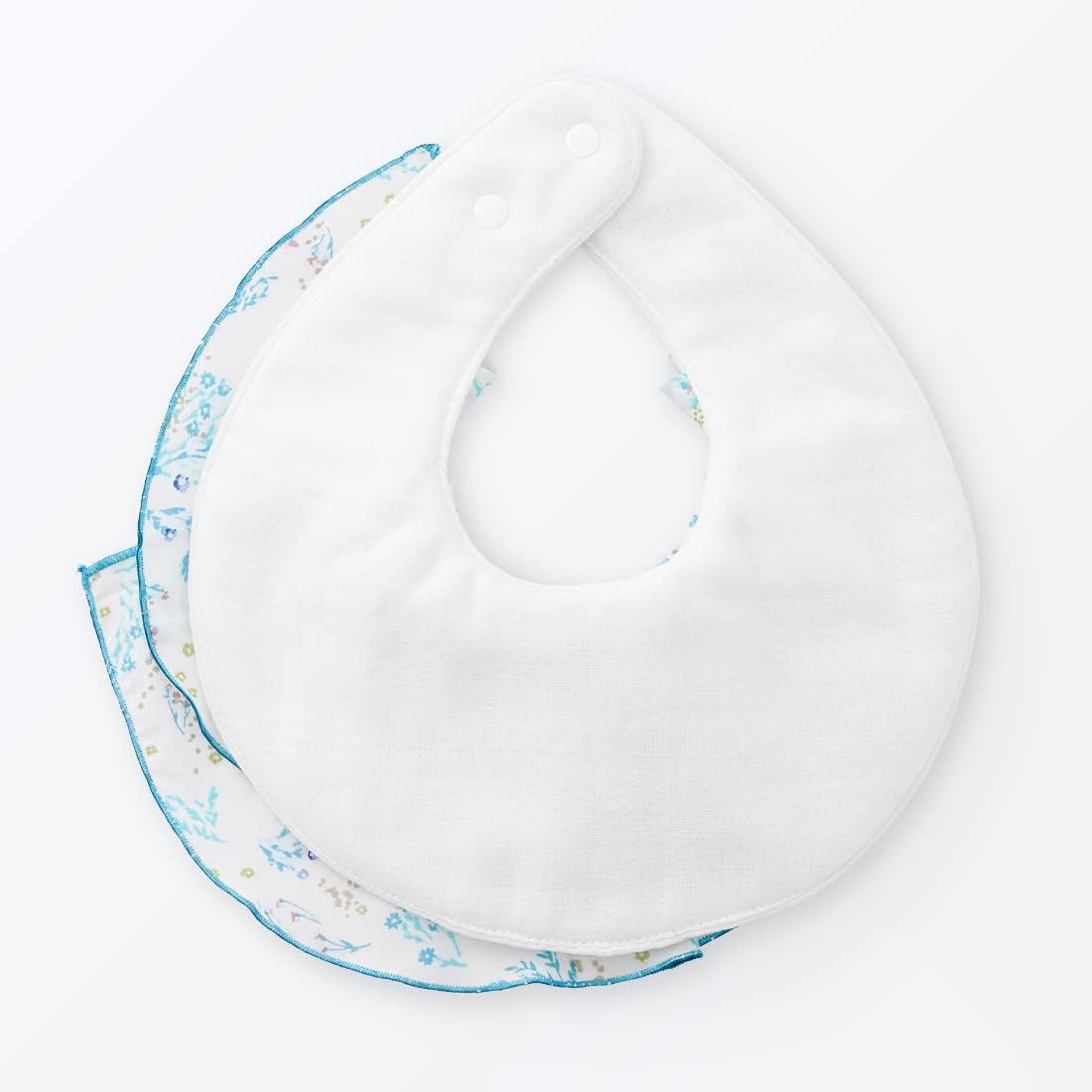 Haruulala Organic Girls Baby Shower Gift Bib Bib Baby Organic Cotton (Hikarie), Hikari