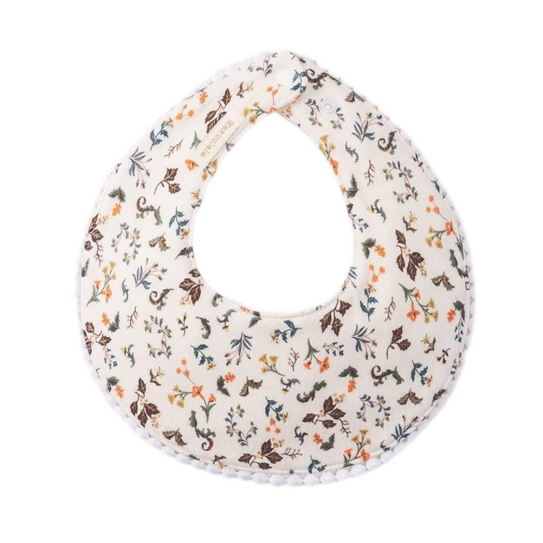 Haruulala Organic Girls Baby Shower Gift Bib Bib Baby Organic Cotton (Hikarie), Hikari