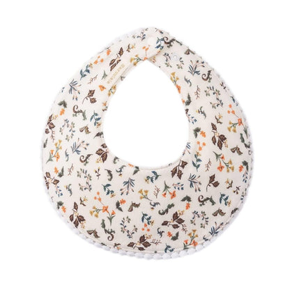 Haruulala Organic Girls Baby Shower Gift Bib Bib Baby Organic Cotton (Hikarie), Hikari