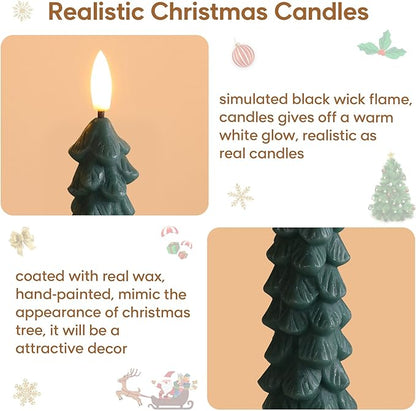 Christmas Tree Flameless Candle