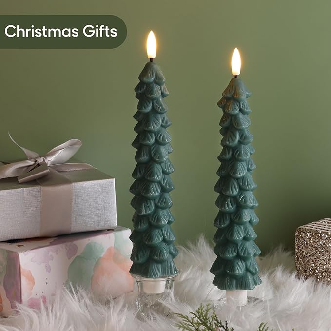 Christmas Tree Flameless Candle