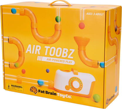 Fat Brain Toys The Original Air Toobz, Air-Powered STEM Building Toys for Kids & Teens, Kids Building Toys, STEM Toys for 3+ Year Old