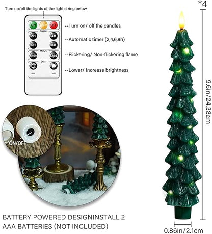 Christmas Tree Flameless Candle